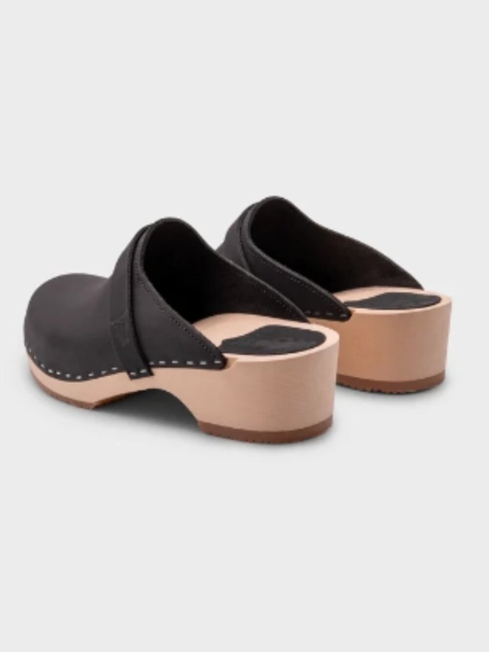 Sangren’s Classic Tokyo Clog Mules in Black w/ Wood Sole, Excellent Condition. - Picture 10 of 10